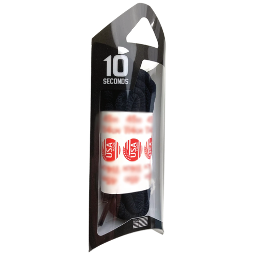 10 Seconds 45" Athletic Bubble Laces - Black