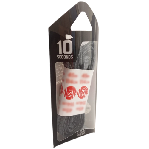 10 Seconds 54" Athletic Oval Laces - Sky Grey