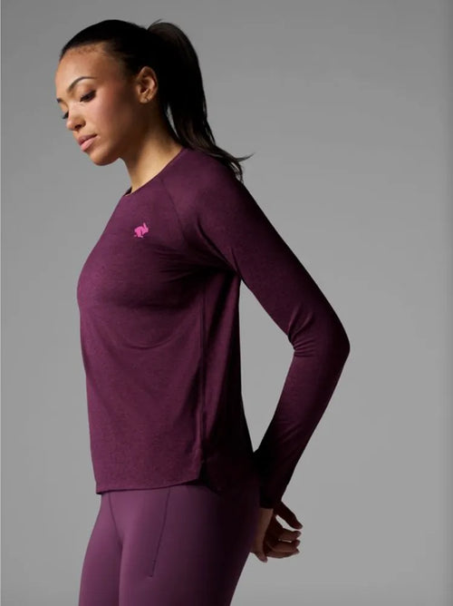 Women's Rabbit EZ Tee LS - Mauve