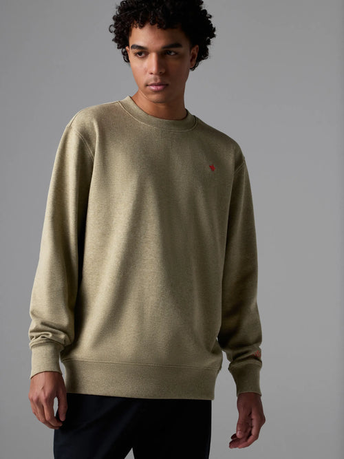 Men's Rabbit Go-To Crew - Pale Brown