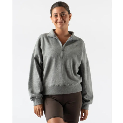 Women's Rabbit Go-To Half Zip - Gray