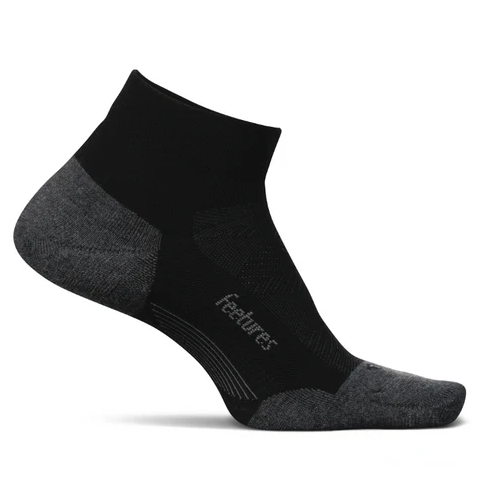 Feetures Elite Max Cushion Low Ankle Socks - Black