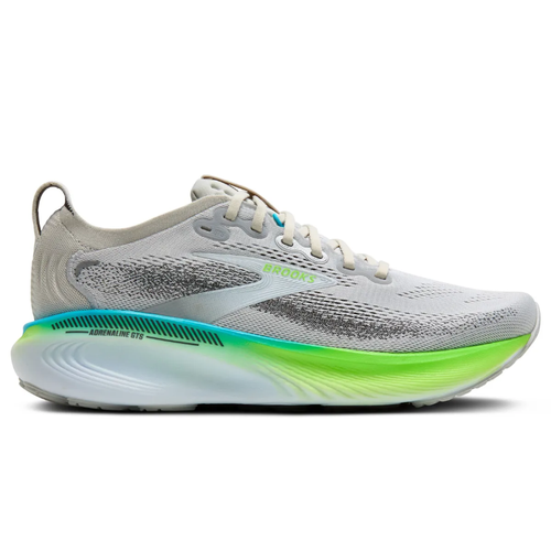 Men's Brooks Adrenaline GTS 25 - Oyster/Green Gecko/Blue