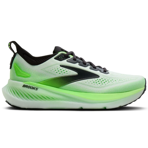 Men's Brooks Glycerin 23 - White/Phantom/Green Gecko