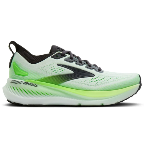 Men's Brooks Glycerin GTS 23 - White/Phantom/Green Gecko