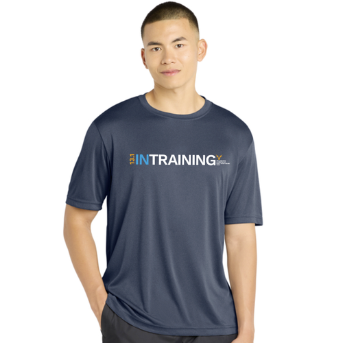 Men's Milwauke Lakefront Marathon In Training 13.1 T-Shirt - Dark Blue