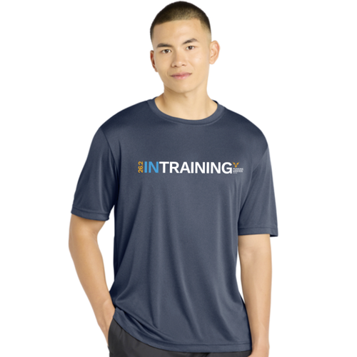 Men's Milwauke Lakefront Marathon In Training 26.2 T-Shirt - Dark Blue
