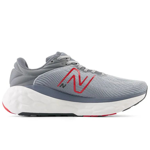 Men's New Balance Fresh Foam X 840 - Aluminum Grey/True Red