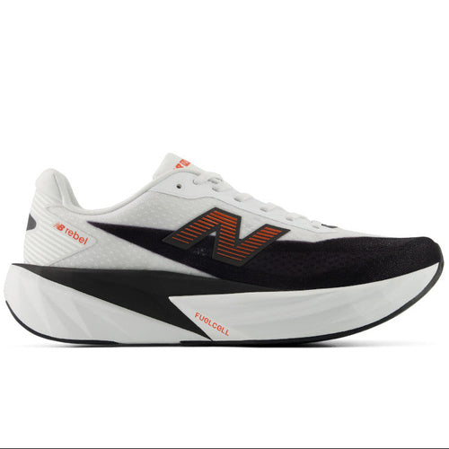 Men's New Balance FuelCell Rebel v5 - White/Neo Flame