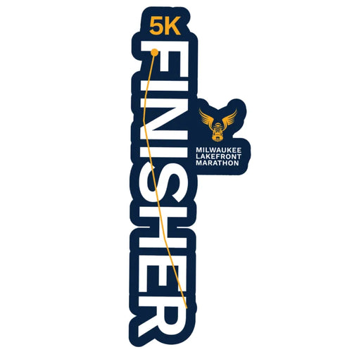 Milwaukee Lakefront Marathon 2025 5K Finisher Sticker