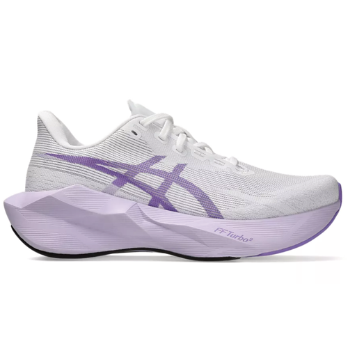 Women's ASICS Novablast 6 - White/Murasacki