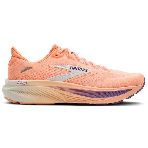 Women's Brooks Ghost 18 - Peach/Grape/Coconut