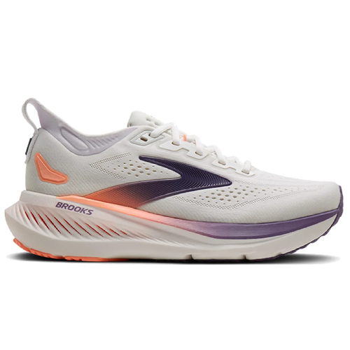 Women's Brooks Glycerin 23 - White/Mulled Grape/Clear
