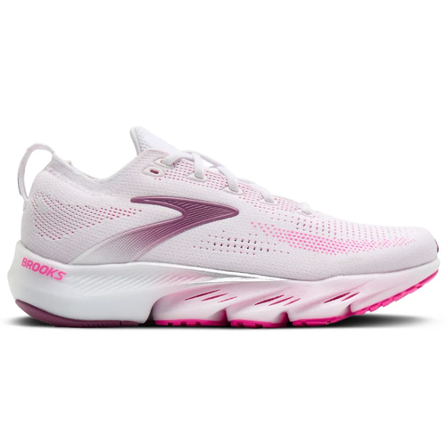 Women's Brooks Glycerin Flex - White/Cyber Pink/Argyle