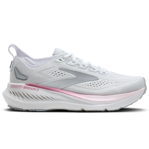 Women's Brooks Glycerin GTS 23 - White/Harbor Mist/Metallic