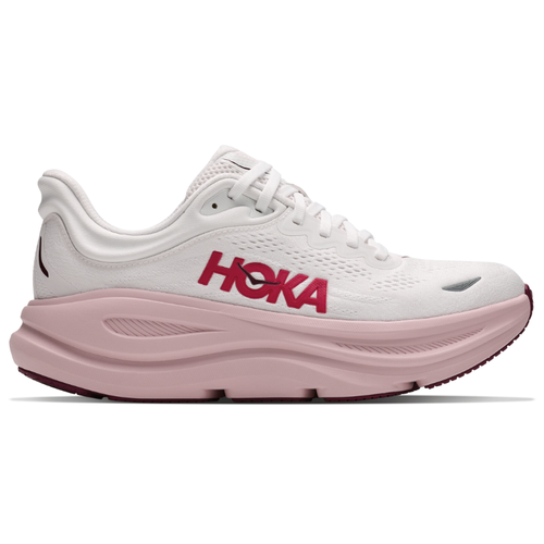 Women's HOKA Bondi 9 - White/Pink Opal