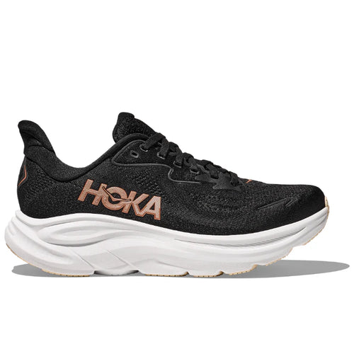 Women's HOKA Clifton 10 - Black/Rose Gold