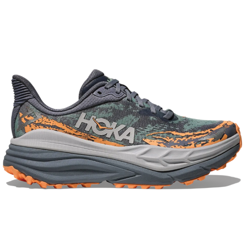 Women's HOKA Stinson 7 - Grey Skies/Pale Tangerine