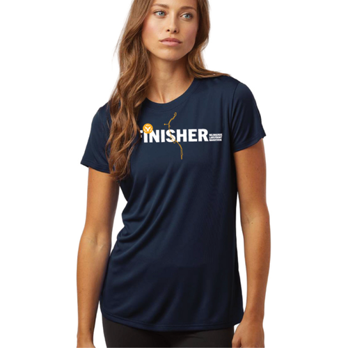 Women's Milwaukee Lakefront Marathon 2026 Finisher 13.1 T-Shirt - Navy