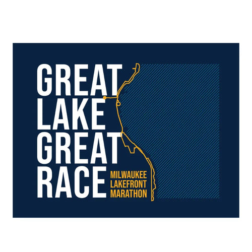 Milwaukee Lakefront Marathon Great Lake Great Race Magnet