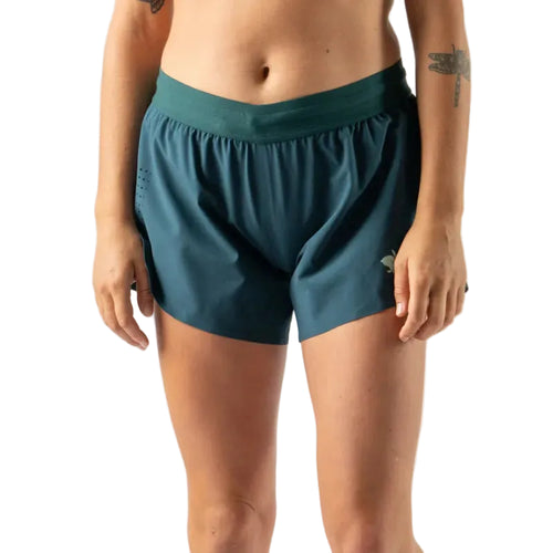 Women's Rabbit Fuel 'N Fly 4" Shorts - Dark Sea Track