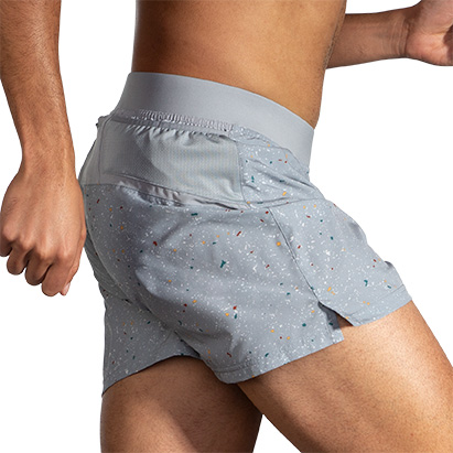 (取寄) ブルックス メンズ シェルパ 5インチ ショート - メンズ Brooks men Sherpa 5in Short - Men's Pikes Peak Speckle Print Men's Brooks Sherpa 5