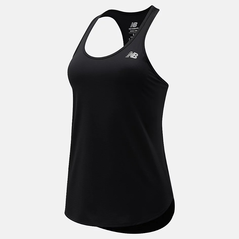 Women's New Balance Accelerate Tank Black Goodmiles Running Company