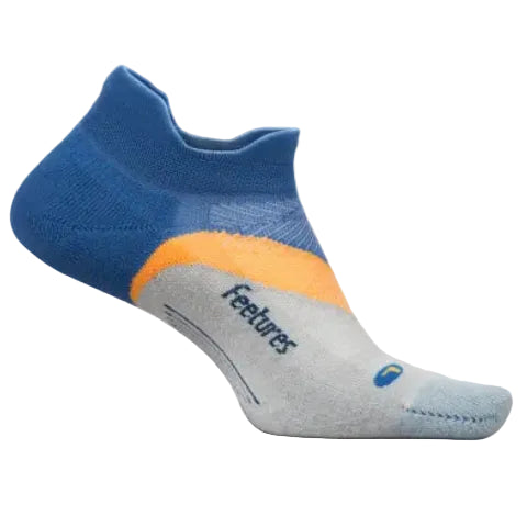 Feetures Elite Light Cushion No Show Tab Socks - Rally Blue