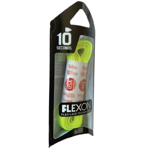 10 Seconds 54" Flexon Laces - Neon Yellow