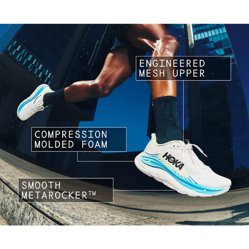 Men's HOKA Clifton 11 - Black / White