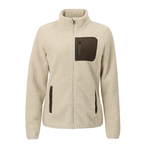 Women's Goodmiles Sherpa Fleece Jacket - Bone White