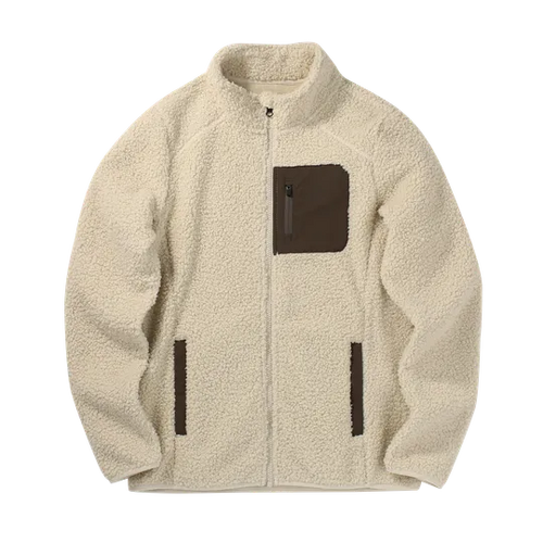 Women's Goodmiles Sherpa Fleece Jacket - Bone White