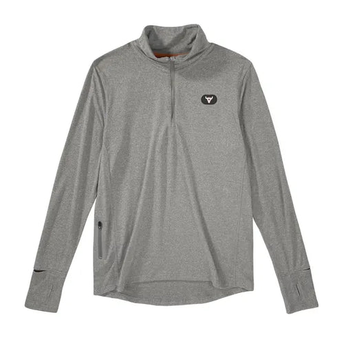 Women's Goodmiles Performance Tech 1/4 Zip - Heather Classic Gray