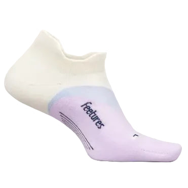 Feetures Elite Light Cushion No Show Tab Socks - Lilac Breeze