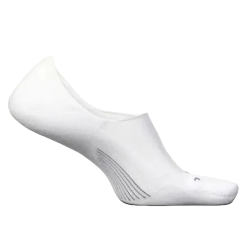 Feetures Elite Light Cushion Invisible Socks - White