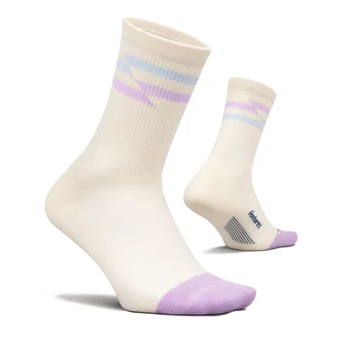 Feetures Elite Max Cushion Mini Crew Socks - Soft Track