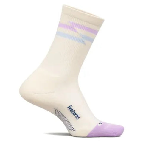 Feetures Elite Max Cushion Mini Crew Socks - Soft Track
