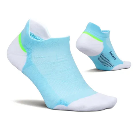 Feetures Elite Max Cushion No Show Tab Socks - Cool Plunge