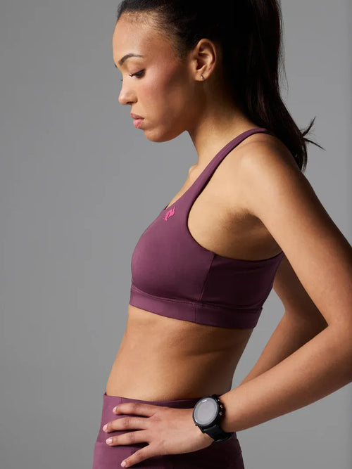 Women's Rabbit Strappy Pocket Bra - Mauve