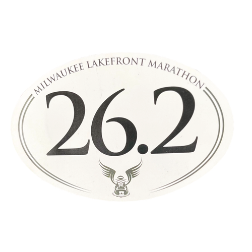 Milwaukee Lakefront Marathon 26.2 Sticker