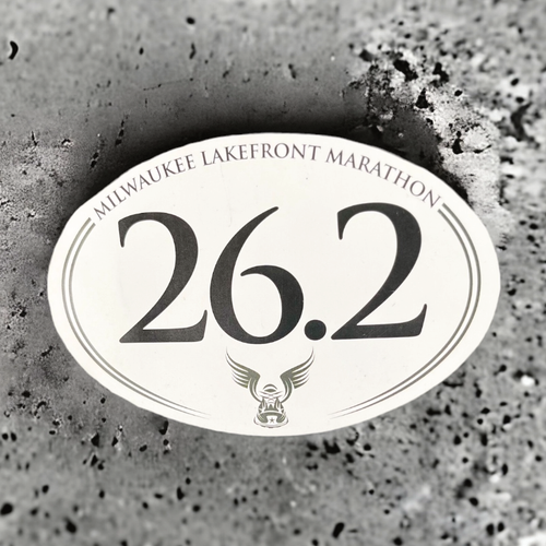 Milwaukee Lakefront Marathon 26.2 Sticker