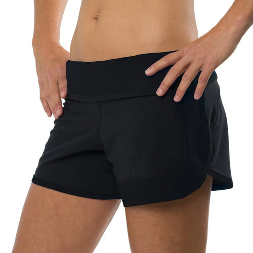 Women's Rabbit Hopper 4" Shorts - Black