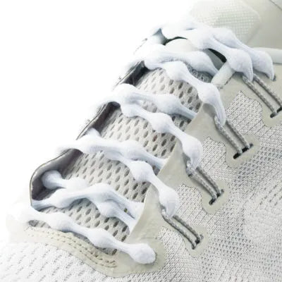 Caterpy Run No-Tie 30" Laces - Silky White