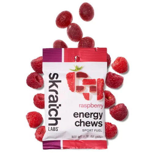 Skratch Labs Energy Chews Sport Fuel - Raspberry