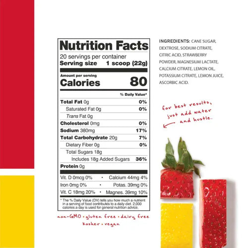 Skratch Labs Hydration Sport Drink Mix - Strawberry Lemonade