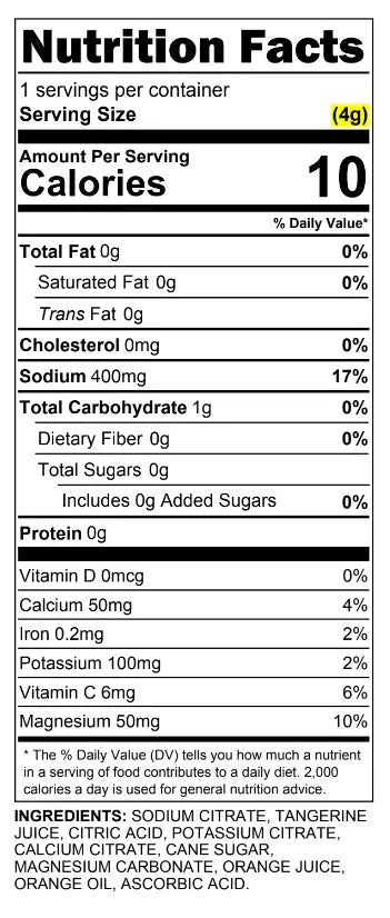Skratch Labs Unsweetened Hydration Sport Drink Mix - Tangerine & Orange