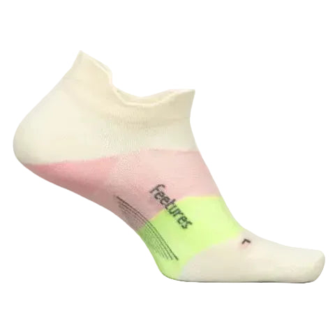 Feetures Elite Light Cushion No Show Tab Socks - Sandy Melon