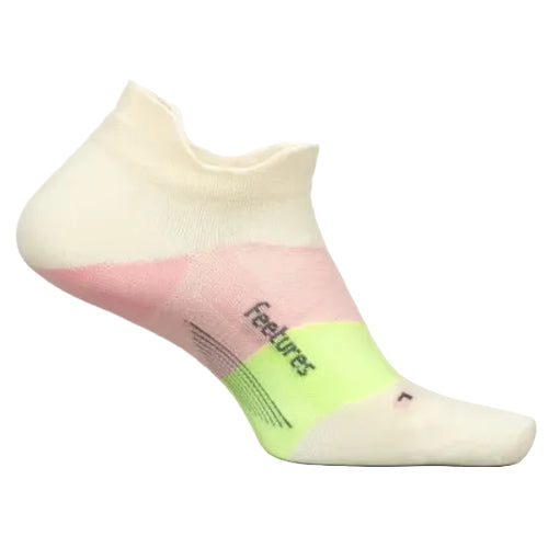 Feetures Elite Ultra Light No Show Tab Socks - Sandy Melon