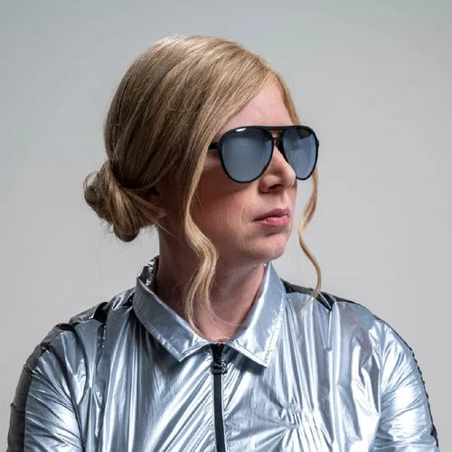 goodr Mach G Sunglasses - Add The Chrome Package