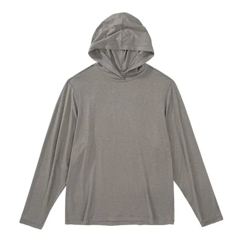 Men's Goodmiles Performance Tech Sun Hoodie - Heather Classic Gray
